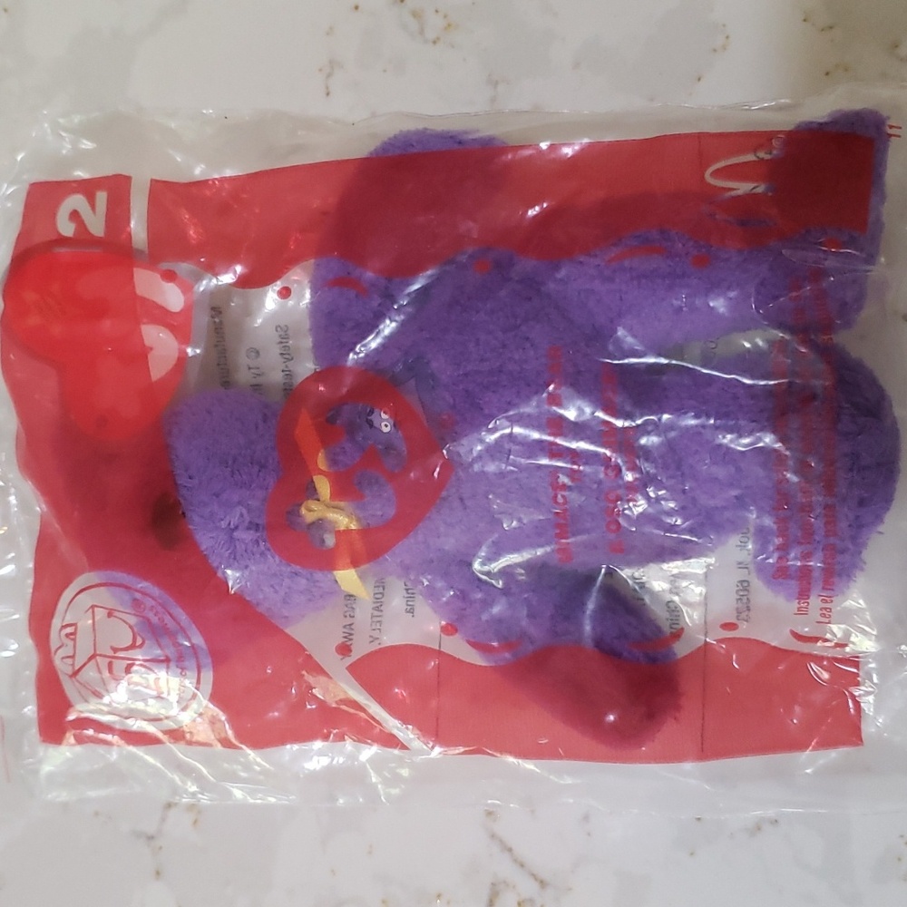2004 McDonald's Ty Beanie Babies Grimace the Bear